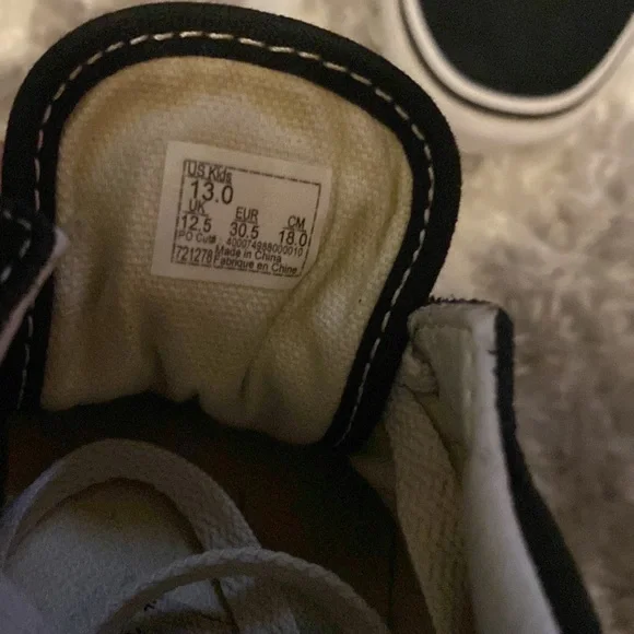 Vans Kids' Preschool Canvas Old Skool Shoes - Picture 8 of 9